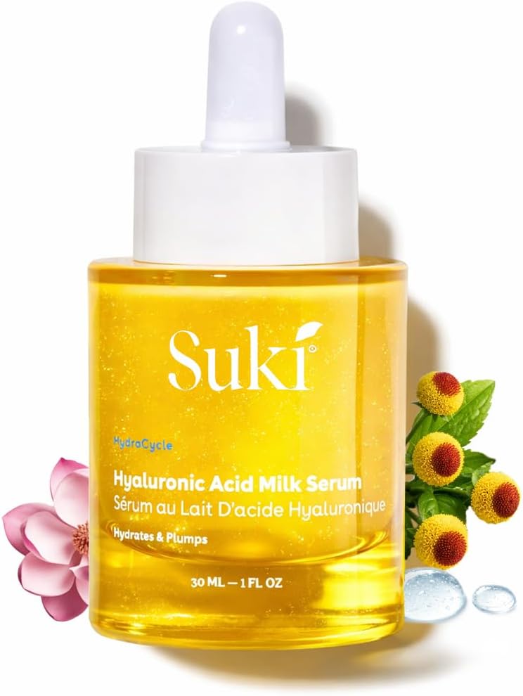 Hyaluronic Acid Milk Serum, Anti Aging Face Serum Improves Skin Texture and Hydrates Skin, 1 Fl Oz