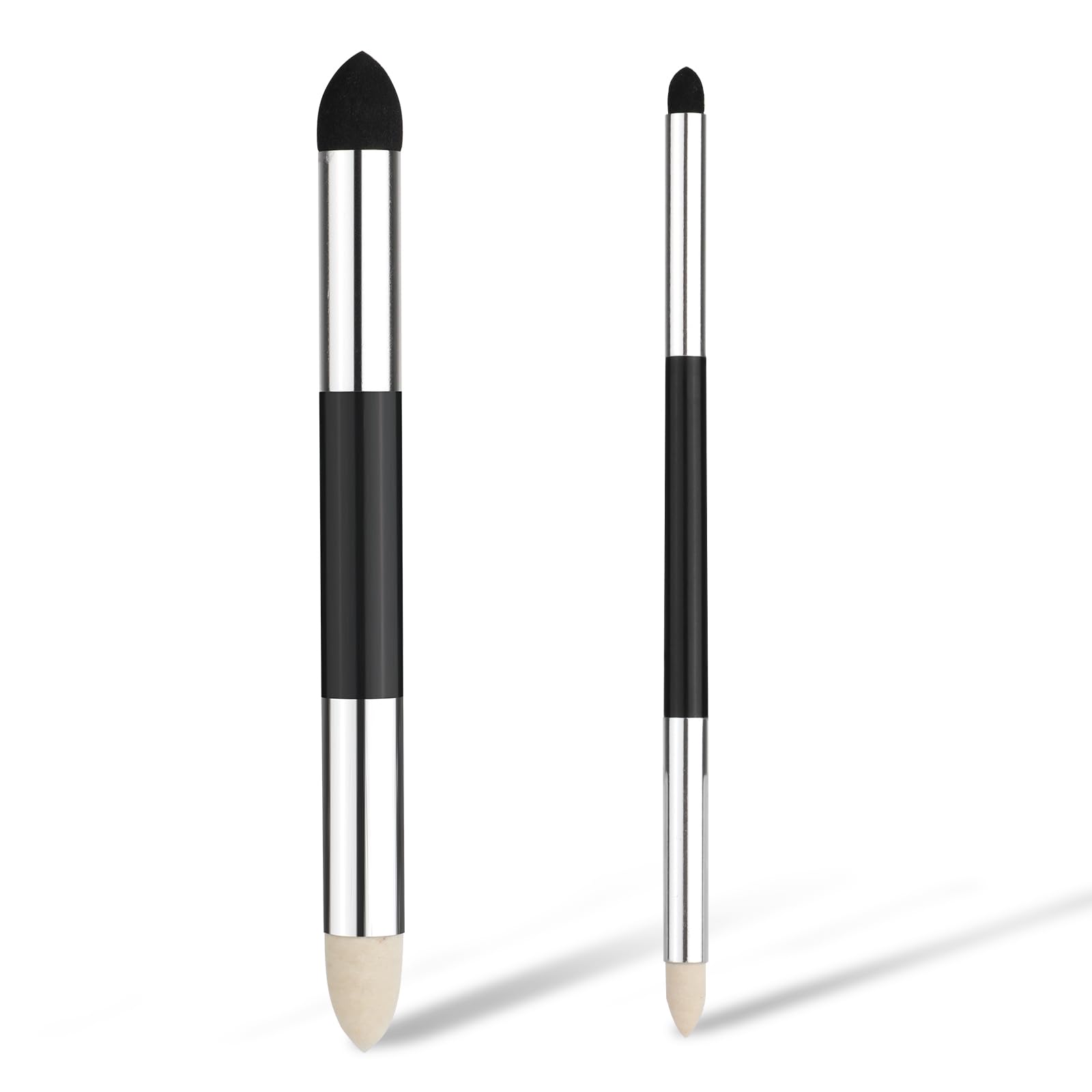 2pcs Artist Blending Sponge Pen, Double-Headed Pastel Blending Pen Sketch Pen Brush Rubbing Sponge Drawing Art Blender Drawing Blender Tool for School Students Beginners Artists(2 Sizes)