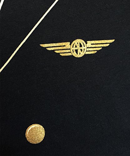 The Pilot Uniform Baby Bodysuit, Navy2