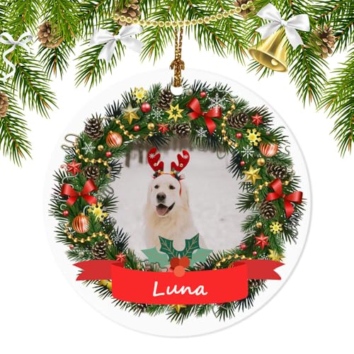 Personalized Christmas Ornaments with Photo Custom Christmas Ornament Acrylic Pictures Ornaments for Christmas Tree