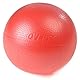 Overball 23cm BLAU ROT GELB PILATESBALL Gymnastikball, Yoga Übungsball, Yogaball, Soft Pilates, Therapieball, GYMNIC (rot)
