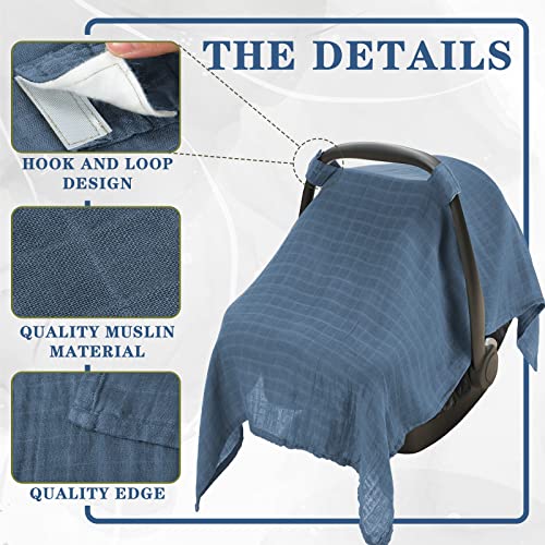 BBTO Four Piece Muslin Car Seat Cover Set #TOP25