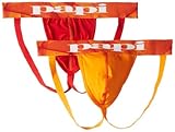 Papi Men's 2-Pack Microfusion Performance Jock Strap