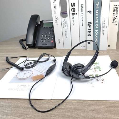 Auriculares telefónicos RJ9 para puestos de atención al cliente y centralitas 7