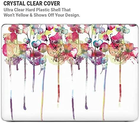 Skinit Case + Skin Compatible with MacBook Air 13in (2020) Originally Designed Painted Flowers Design