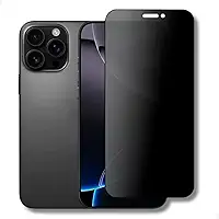[GL CASES] Pelicula iPhone 16 Pro Max Anti Espião Em Cerâmica Película iPhone 16 Pro Max Privacidade Com Cobertura Total 100% Da Tela Pelicula Privacidade Fosca