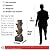 SERBILHOME 6-Tier Outdoor Water Fountains 48.75''H Large Fountain and Waterfalls with LED and Pump Floor Standing Waterfall for Garden, Patio, Backyard, Deck, Porch and Home Art Decor