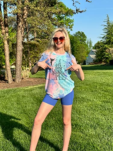 Mnlybaby Magical Shirt For Women Magic Kingdom Tshirt Family Vacation Tee Castle Believe In The Magic Shirt Tie Dye Tops thumb #3