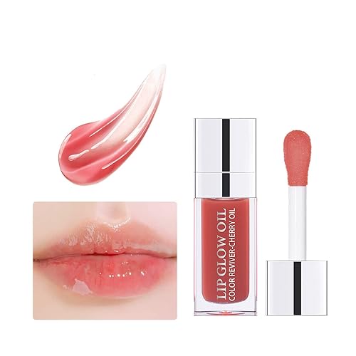 Miniatura 7 de WALULAN Aceite hidratante para labios brillante, transparente, antigrietas, brillo de labios hidratante, brillo de labios húmedo, reparación de