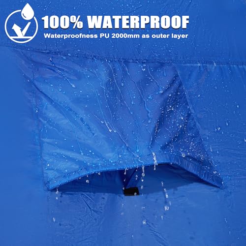 Carpa para caja de camioneta GoHimal 2 personas 5.5-6.0 FT azul miniatura 5