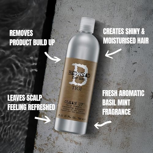 TIGI Bed Head for Men Clean Up Shampoo, tägliche Pflege, 750 ml – Ansicht 3