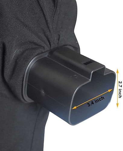 Miniatura 6 de 5140125-95 Soplador de hojas al vacío Bolsa de hombro, compatible con Black & Decker BV3100/BV2900 Soplador, 5140125-95 Bolsa de hombro/Bolsa de