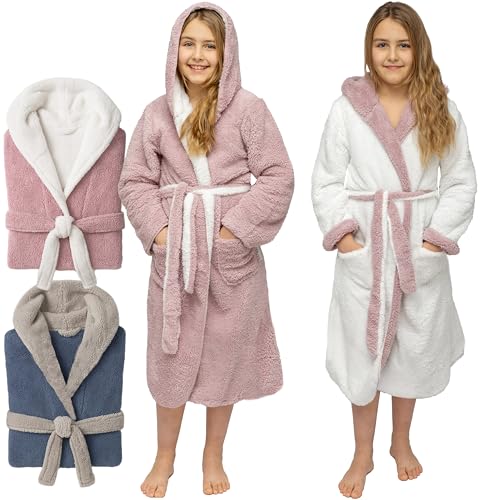 CalmyLIFE Bademantel Kinder Mädchen Jungen -...