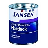 Schwarzer Kunstschmiede-Lack mit Rostschutz von Jansen