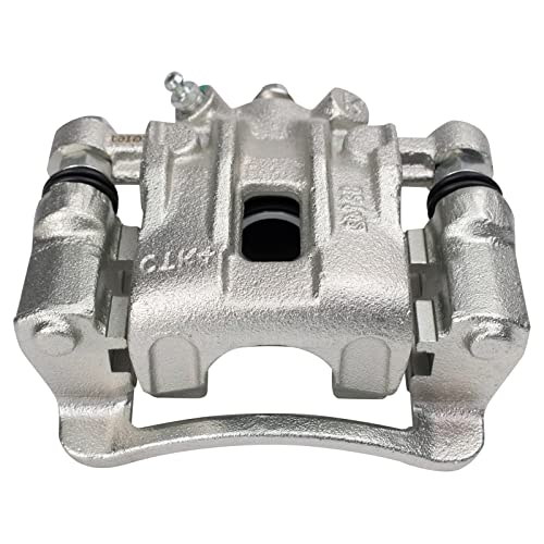 Image of TRQ Rear Driver and Passenger Side Brake Caliper Set Hardware Compatible with 09-12 Hyundai Elantra