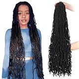 New Faux Locs Crochet Hair Super Long Soft Locs Crochet Braids 36 Inch 1 Pack Pre-Looped Twist...