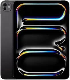Apple 2024 iPad Pro de 11 polegadas (Wi-Fi + Cellular, 2 TB, Vidro nano-texture) - Preto-espacial (M4)