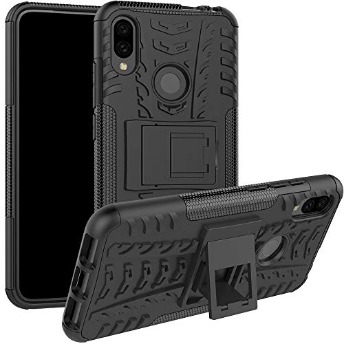 Compatible with Xiaomi Redmi Note 7Â Case,Â  Xiaomi Redmi Note 7 ProÂ Case,Â ShockproofÂ HeavyÂ DutyÂ ComboÂ HybridÂ RuggedÂ DualÂ LayerÂ ArmorÂ withÂ KickstandÂ GripÂ CaseÂ CoverÂ for Redmi Note 7 7 Pro Black