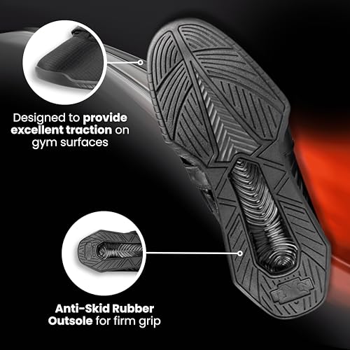 Image of RXN Hercules Weightlifting Shoes for Men and Women - Weight Lifting Shoes for Powerlifting, Deadlifting & Crossfit - Strap and Lace-Up Gym Shoes - Non-Slip Olympic Lifting Shoes