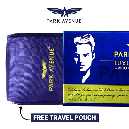 Park Avenue Luxury Grooming Collection 8 in-1 Combo Grooming Kit for Men | Gift Set for Men | Diwali Gift Hampers | Shaving Kit for Men | Shaving Foam | After Shave | Gift... - Image 2