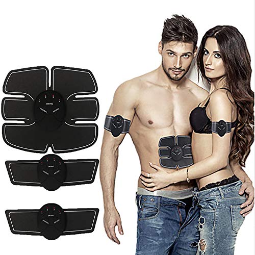 Estimulador e Tonificador Muscular EMS Fit para Abdomen Braços e Corpo