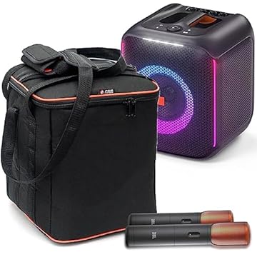 Case Bolsa Bag Polo Culture Compatível com Jbl Partybox Encore C/Bolso P/Microfones