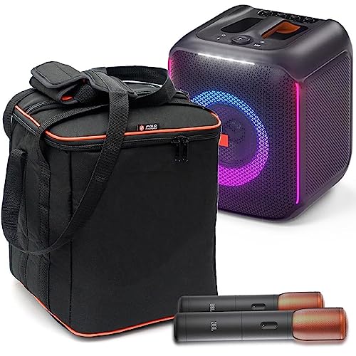 Case Bolsa Bag Polo Culture Compatível com Jbl Partybox Encore C/Bolso P/Microfones