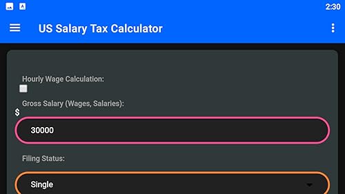 USA Tax Calculators