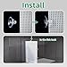 2 Pack Fish Tank Divider, Plastic Grid Cuttable Grid Plate Fish Separator with 12 Suction Cups DIY Designed Clear Easy to Bent 17 * 13in