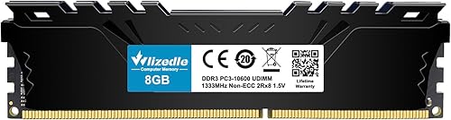 Miniatura 10 de Wlizedle DDR3 RAM 16 GB Kit (2 x 8 GB) 1866 MHz CL13 DIMM Memoria de escritorio PC3-14900 240 pines 1.5 V 2Rx8 canal de doble rango sin ECC PC sin