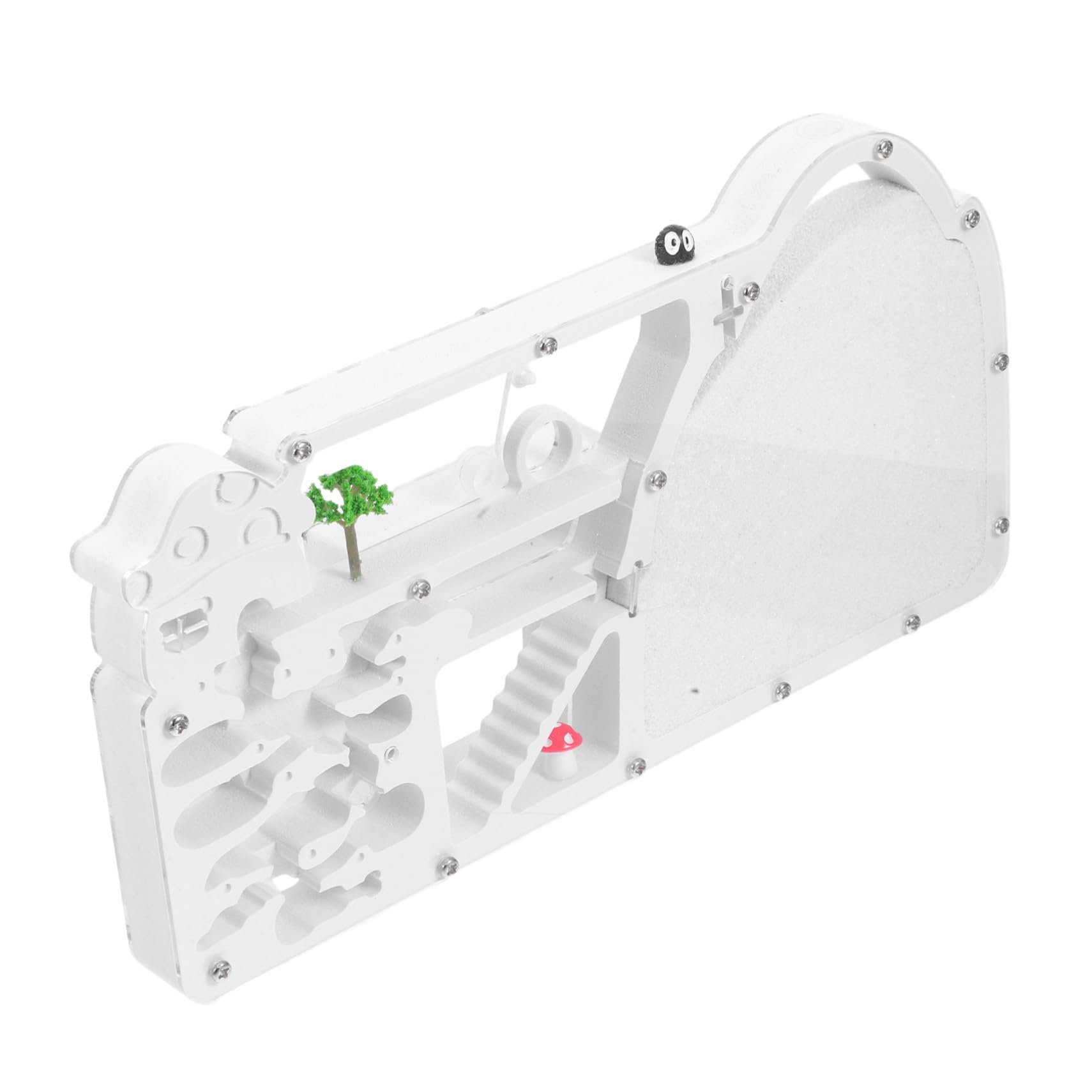 Kit Científico de Hábitat del Castillo de Hormigas para Niños | Jaula de Hormigas, Terrario de Hormigas Blanco Abs, Kit Científico Interactivo con Observación