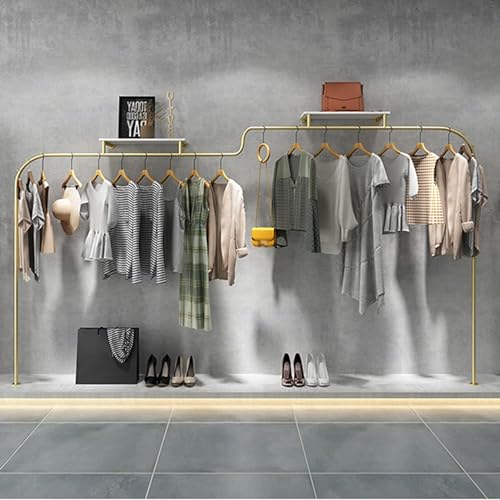 Asta Porta Abiti a Parete, Appendiabiti, Appendiabiti, Appendiabiti da Esposizione, Abbigliamento Commerciale sospeso, scaffale per Organizer per l'organizzazione di Abbigliamento nella Vend
