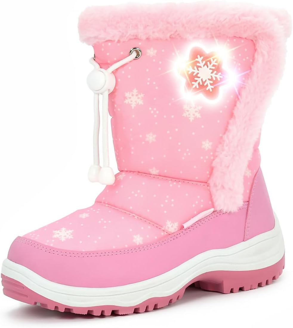 Light Up Boots for Kids - Winter Snow Boots