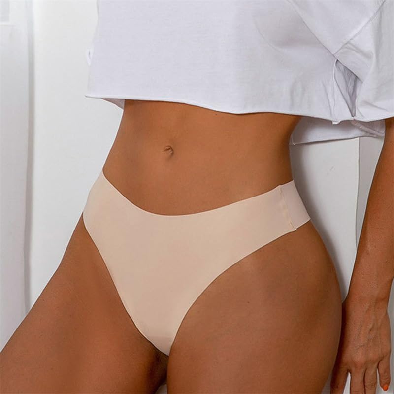 Women's Underwear Seamless Thong T Back Panty Cotton Breathable Panties No Show Liners Workout G-String Thongs Underwear - Image 6
