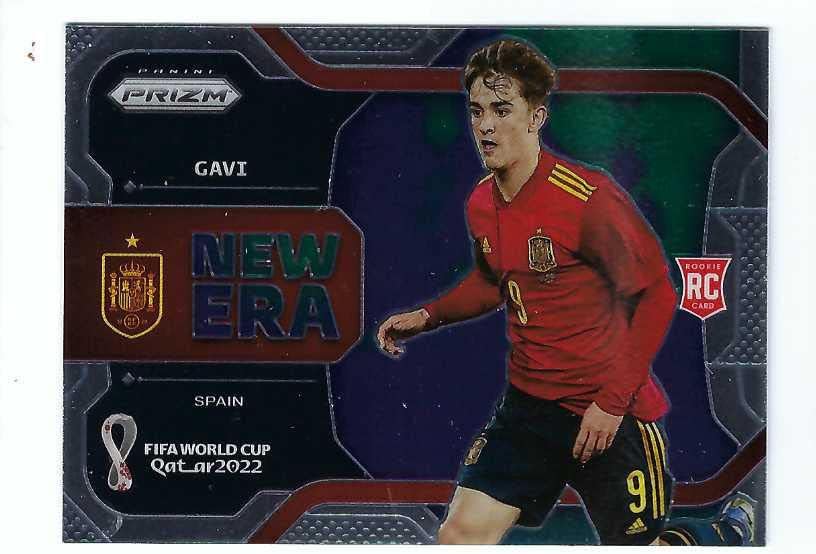 GAVI 2022 Panini Prizm FIFA World Cup Qatar Soccer New Era #32 Rookie Card RC FC Barcelona Spain disponible en Yaxa Colombia
