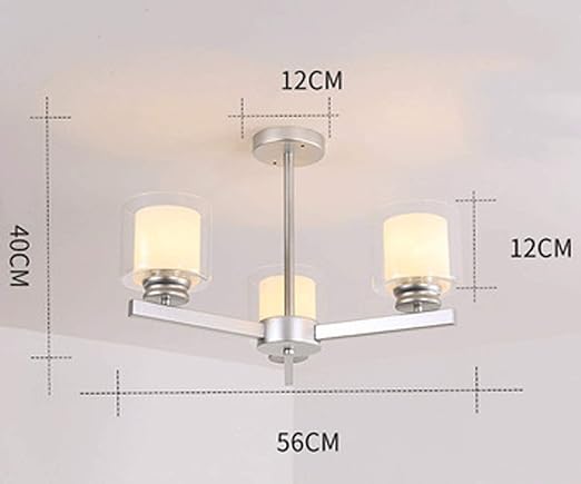 Mzclf lamp 3 lampen decoratieve bar hanglamp restaurant slaapkamer kroonluchter creatieve glazen bol kroonluchter voor woonkamer modern minimalistisch trapdekenlamp industriële smeedijzeren kroonluchter photo 2