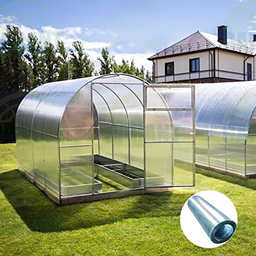 Láminas Policarbonato for Invernaderos, 0.8mm Paneles Transparentes A Prueba De Agua for La Iluminación del Día Al Aire Libre Jardín Claro Paneles for Techos De Invernadero (Color : Clear, Size : 1.