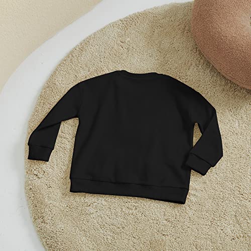 Kid Long Sleeve Sweatshirt for Boy & Girl Youth Cotton Crew Neck Long Sleeve Top for Children Athletic Shirt4