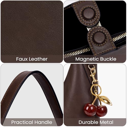 Hobo Bags For Women Vegan Leather Shoulder Bag Tote For Women Medium Slouchy Designer Handbags Purses Fall Fashion3