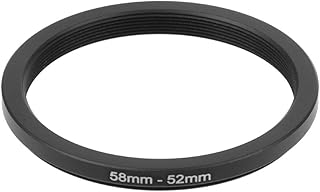 Kaqiqi 58mm to 52mm Metal Step Down Rings Lens Adapter Filter Camera Tool Accessory New