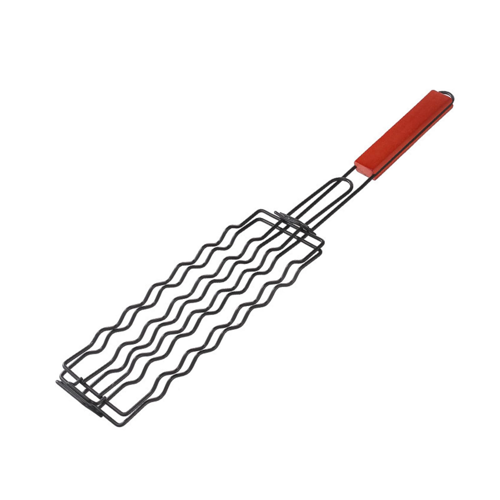 EXCBIOZ Heavy Duty Hot Dogs Barbecue Rack Convenient Stainless Steel Hot Dogs BBQ Rack for Efficient Grilling Experience