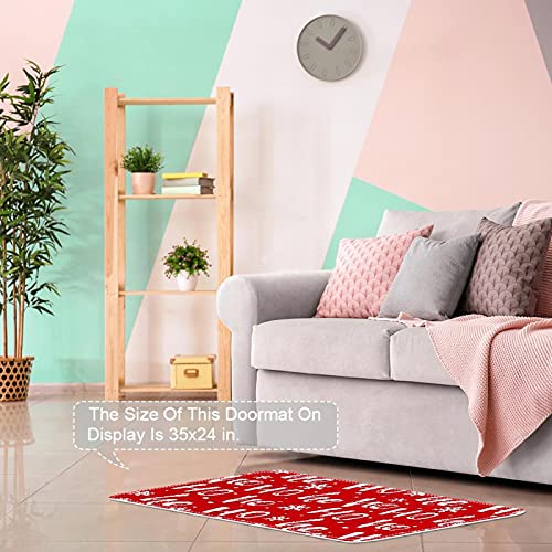 Tapis d'entrée Hohoho lavable pour garder une maison propre à Noël - 8