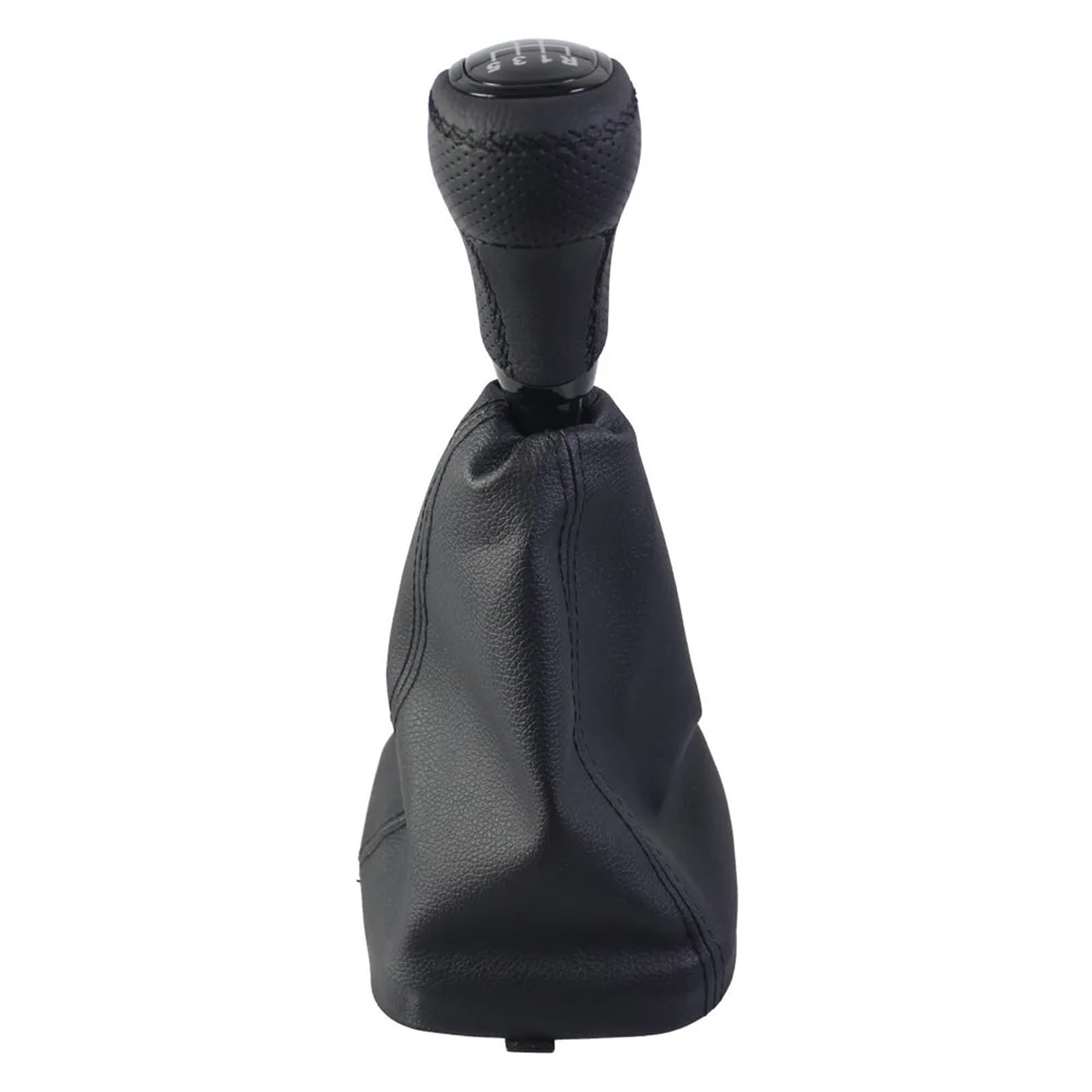 DWTNMEX Gear Shift Knob for Lada Car Leather-Wrapped Shift Handball Gear Head Handle Modification(Black)