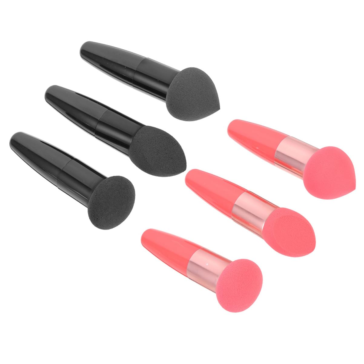 minkissy Pcs Little Mushroom Makeup Pen Maquillaje Limpieza Esponja Cepillo Viaje Maquillaje Plumas Esponja Maquillaje Plumas Esponja Seca Base Facial Esponjas Mango Maquillaje Miss Emulsión