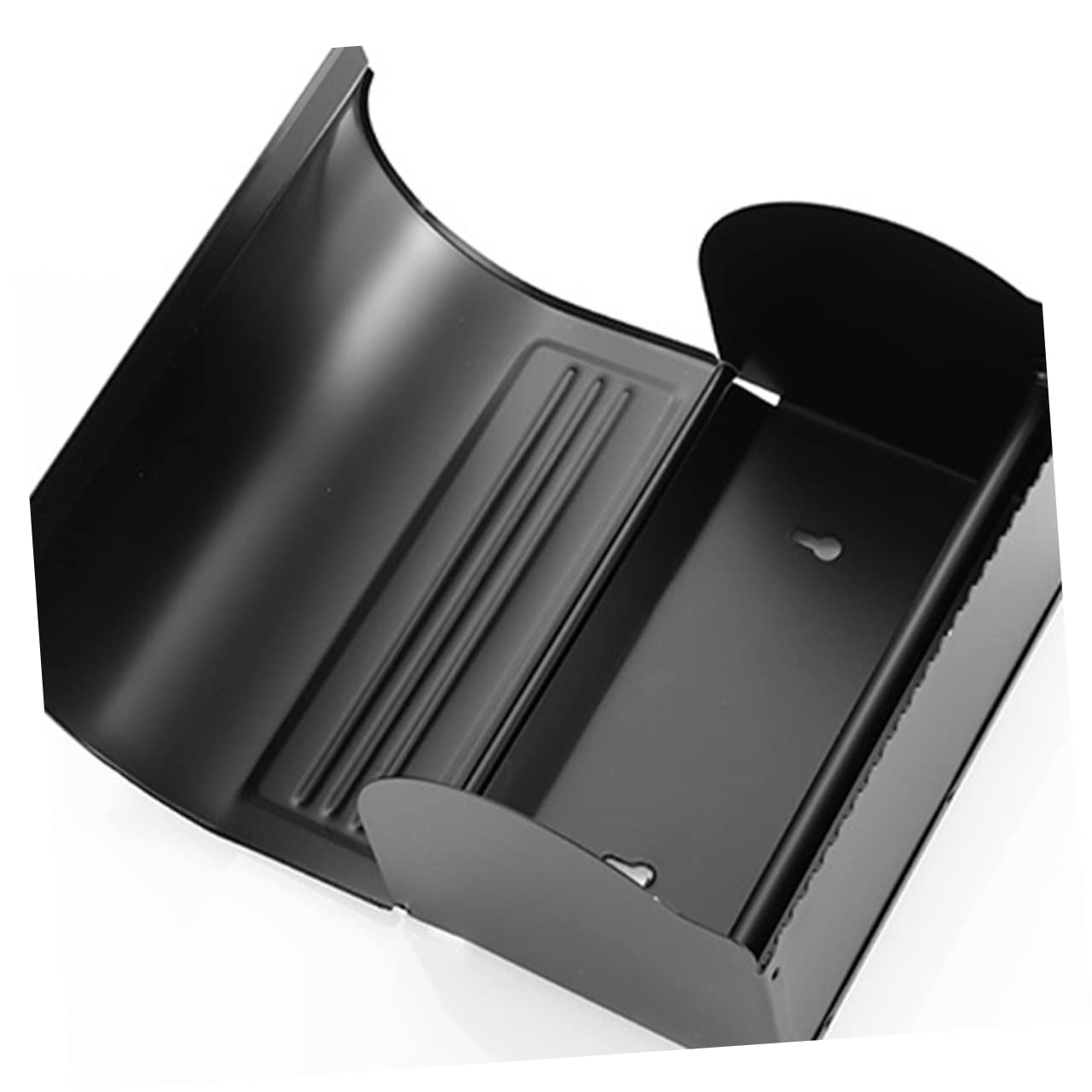 CMBSSTFC Estantes de pared en rollo Portarrollos de papel para montaje en pared, color negro, cubierta de papel higiénico, soporte para rollo de papel tisú, estante de pared, rollo de papel higiénico,