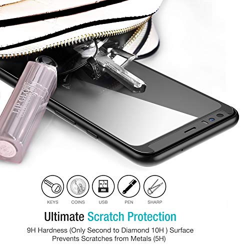 Tozo For Google Pixel 4 Screen Protector [ 3D Full Frame ] Premium Tempered Glass (2 Pack) 9H Hardness For Google Pixel 4 (2019) #TOP3