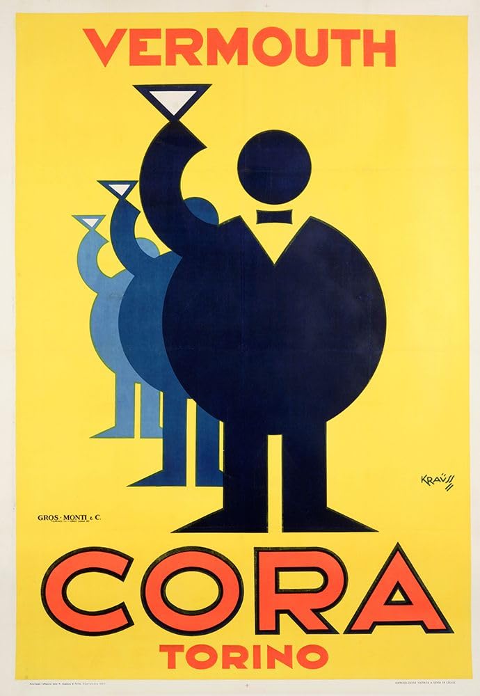 Cora Vermouth Poster vintage Collection Apple 40,6 x 61 cm