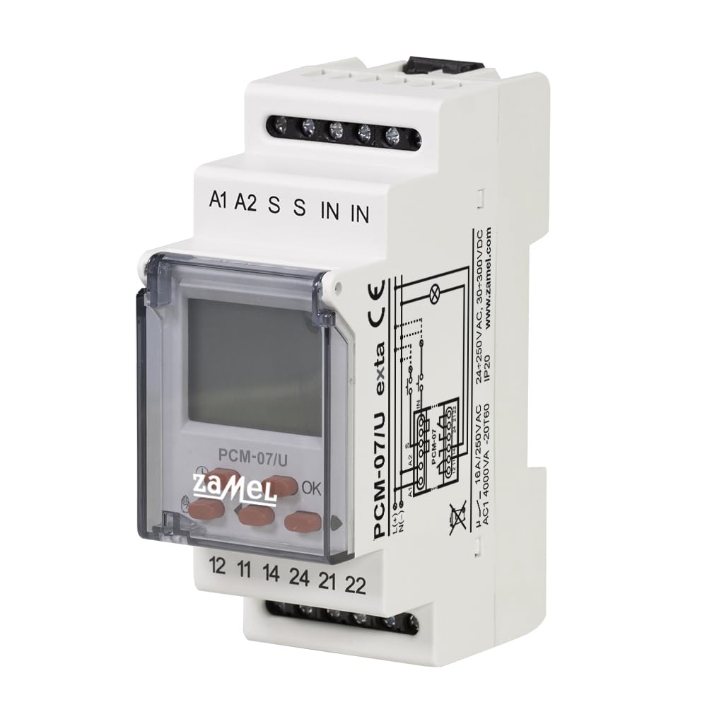 Zeitrelais 24-230V AC/DC typ: PCM-07/U