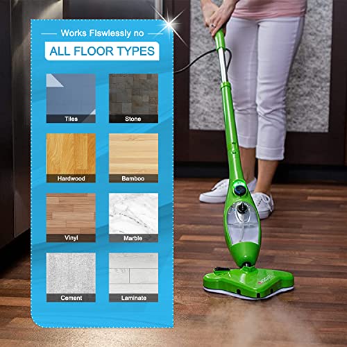 Aziliogcc 10 Pack Replacement Pads Compatible With H2O H20 Mop X5 Steam Steam Mop Pads #TOP3
