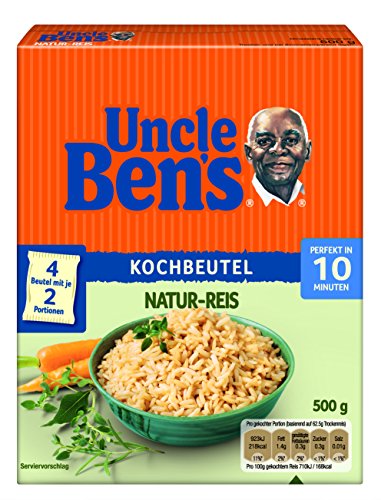 Uncle Ben's Boil In The Bag Wholegrain Rice 500 g